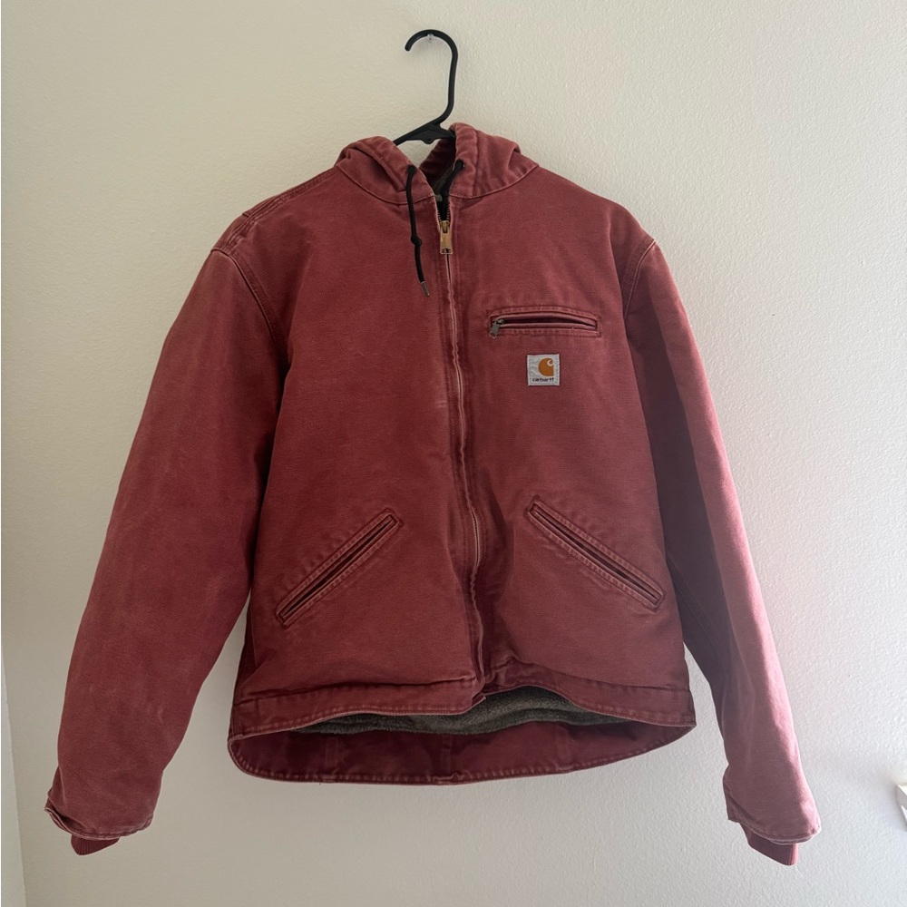 Vintage Carhartt Sandstone Sierra Women’s Canvas Jacket Red/Pink